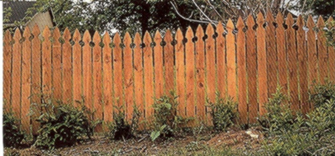 wood fencing